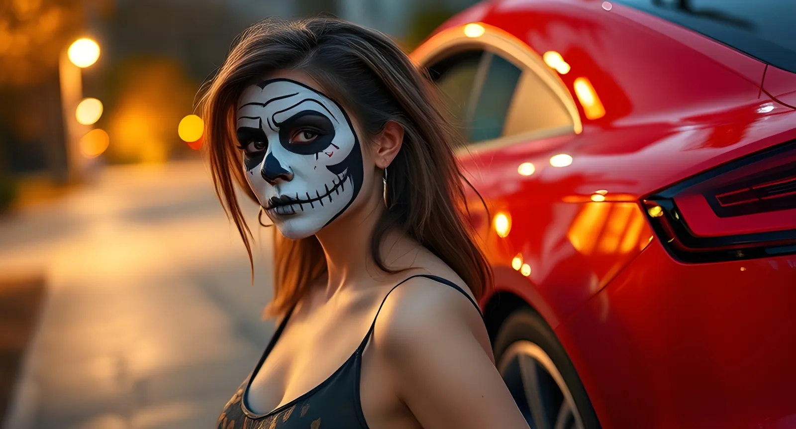 Halloween drive through Sleepy Hollow