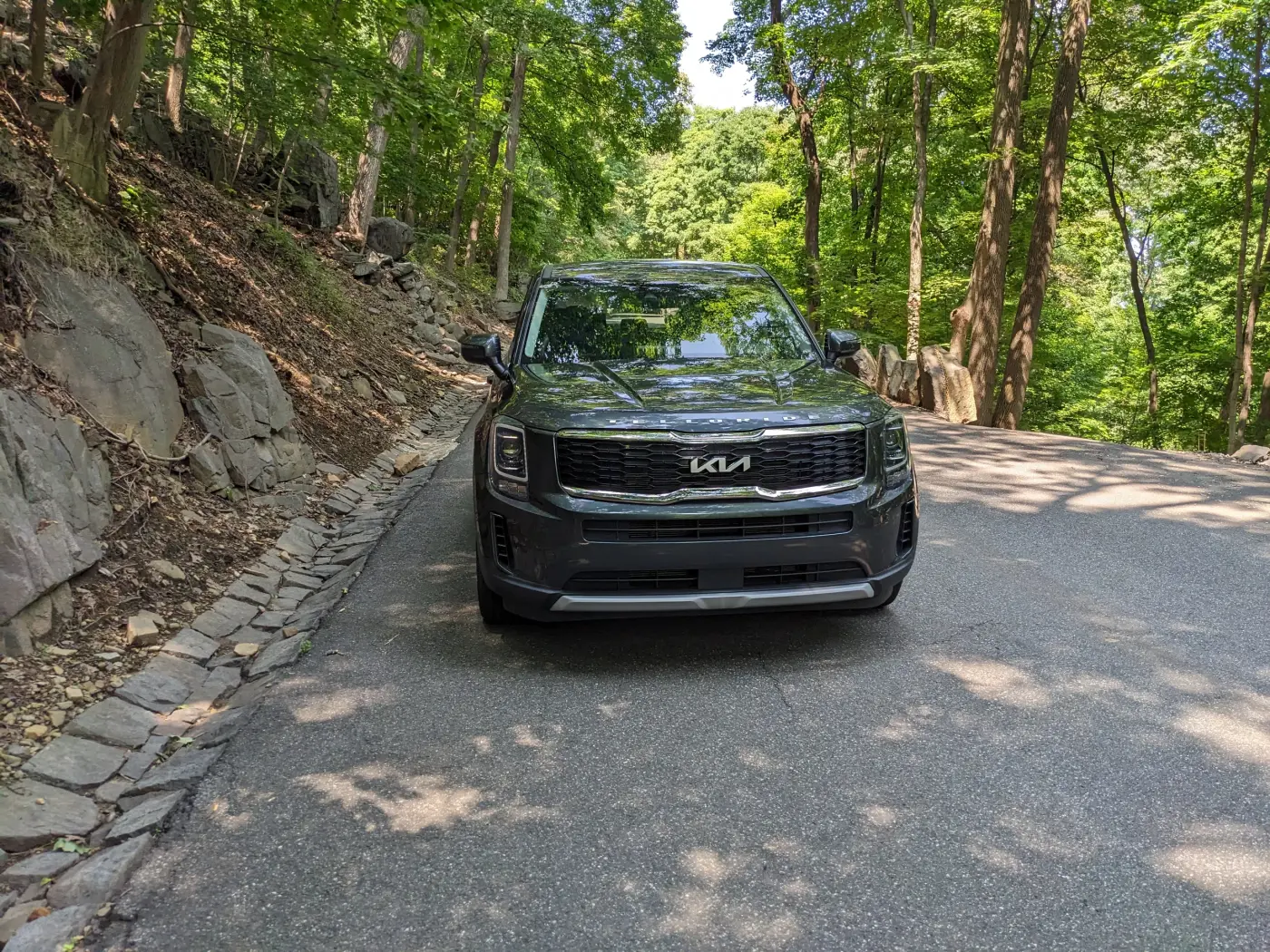Front view of the 2022 Kia Telluride LX AWD